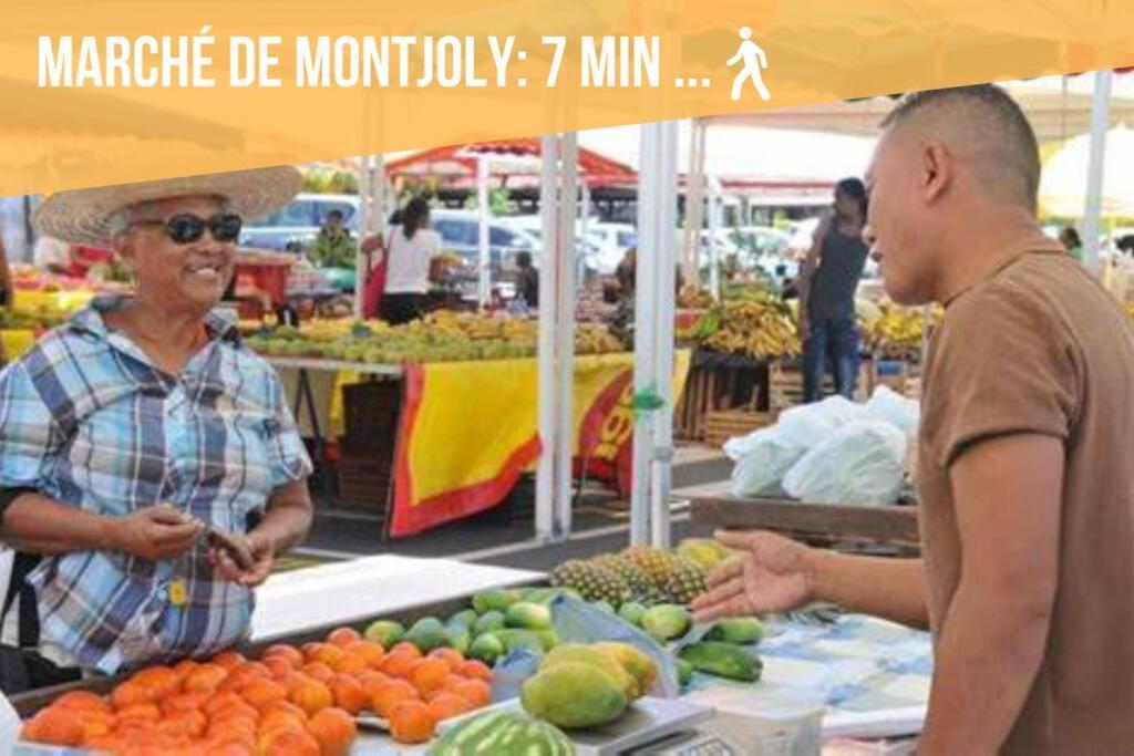 Remire-MontjolyT2 Le Cosy, Au Coeur De Montjoly, Parking, Clim公寓 外观 照片